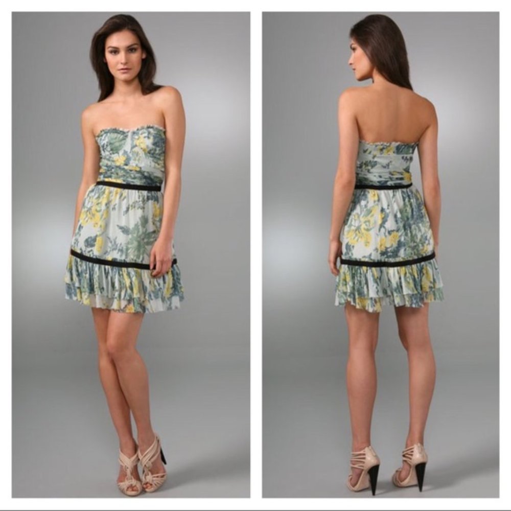 Elizabeth & James Alice Floral Silk Dress